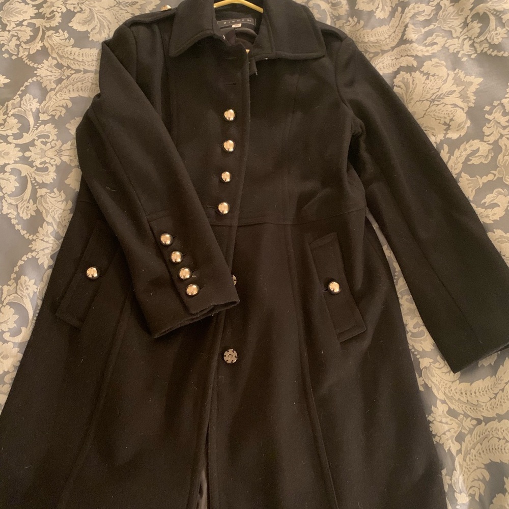 Giacca black wool petty coat style winter coat
